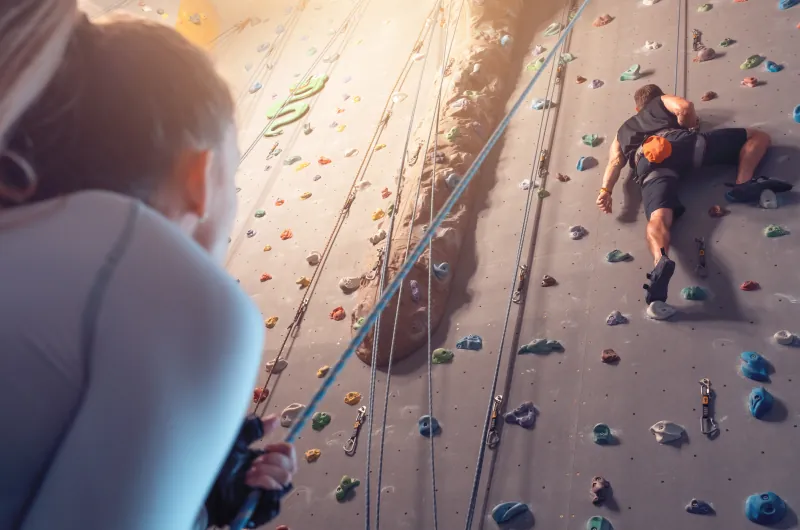 Klettern im EigerNord Freiburg mit Hansefit Twogether
